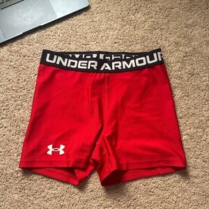 Under Armour Scarlet Performance Shorts
